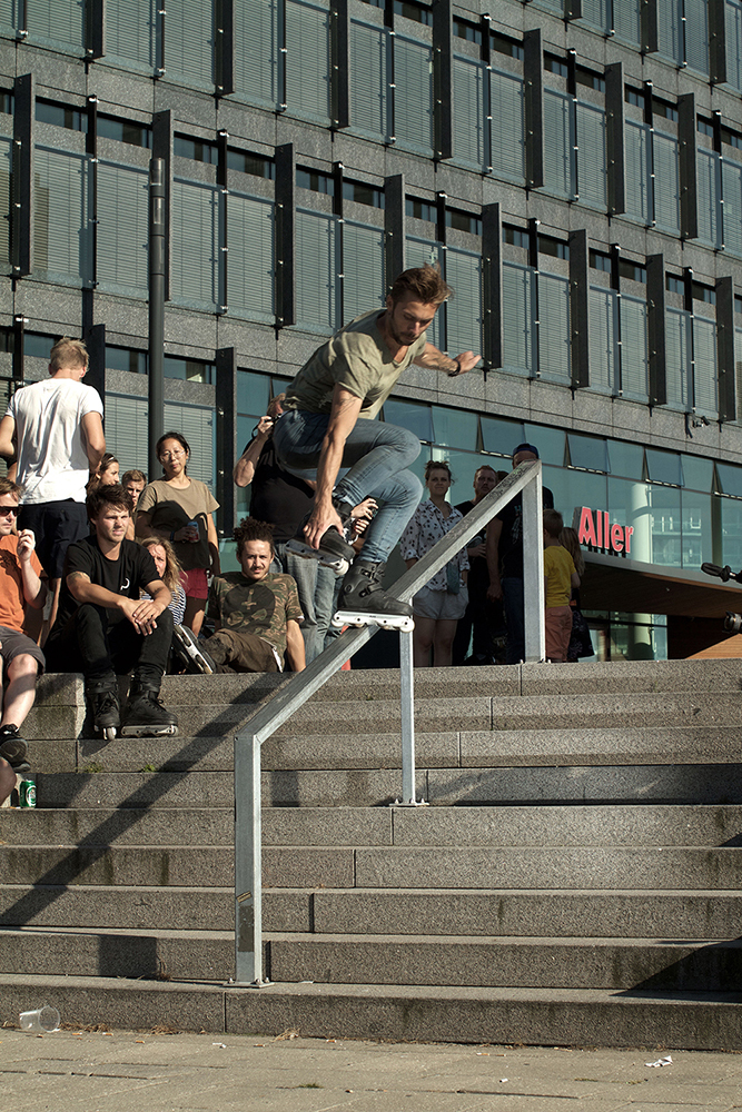 Backside Backslide by Adam Håkonsson at Aller Rails, Copenhagen